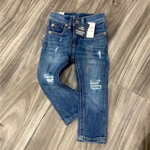 New GAP Toddler Destructed Skinny Jeans Stretch